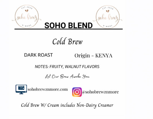 Soho Blend Cold Brew